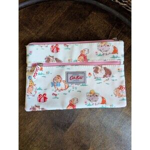 Cath Kidston Kids London Pencil Case Guinea Pigs Pink Pouch Travel School Bag